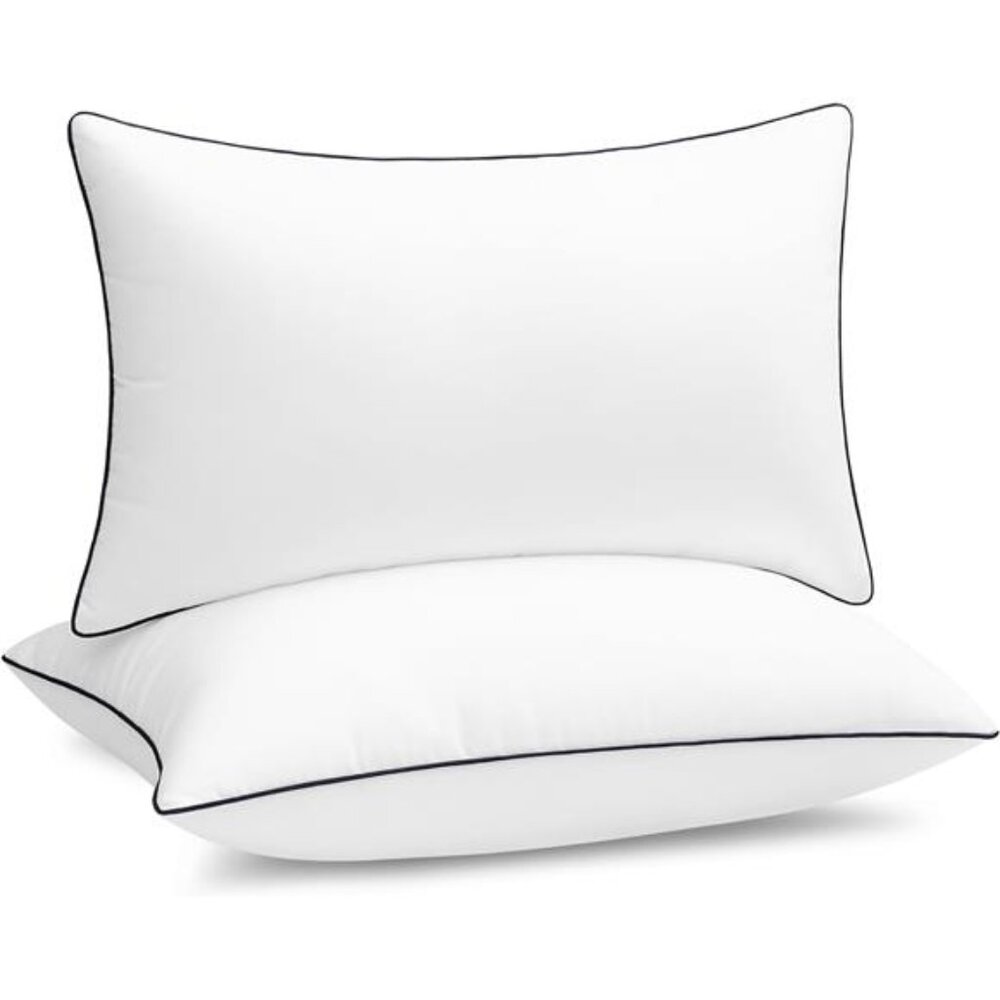 Down Alternative Pillow Inserts Set 12x20 Lumbar Throw Pillows for Couch Bed